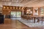 Experience rustic elegance in this stunning wooden chalet.