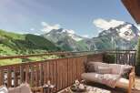 Luxury mountain chalet with breathtaking views.