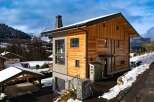 This stunning modern chalet offers a perfect blend of contemporary design and natural beauty.