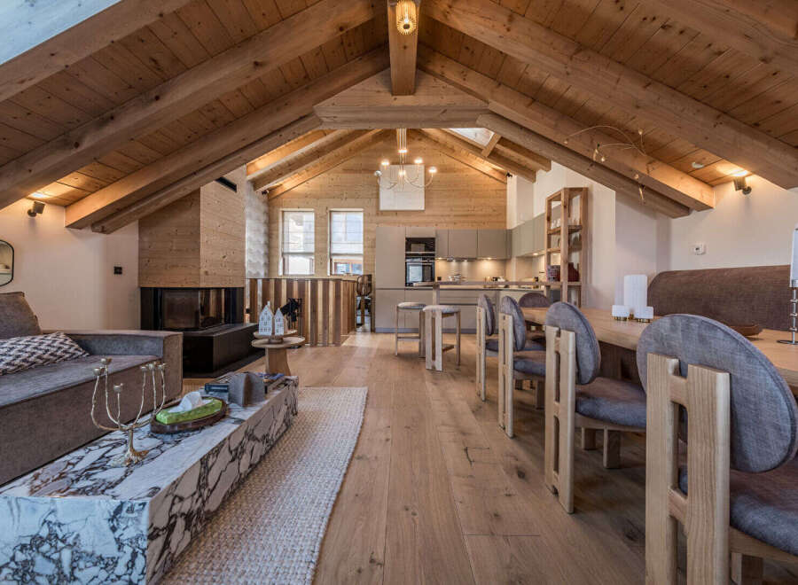 Experience the epitome of luxury living in this stunning property, boasting a warm and inviting interior.