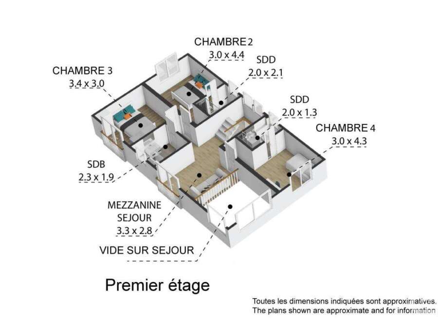 Discover this stunning property featuring a well-designed floor plan with multiple bedrooms and living spaces.