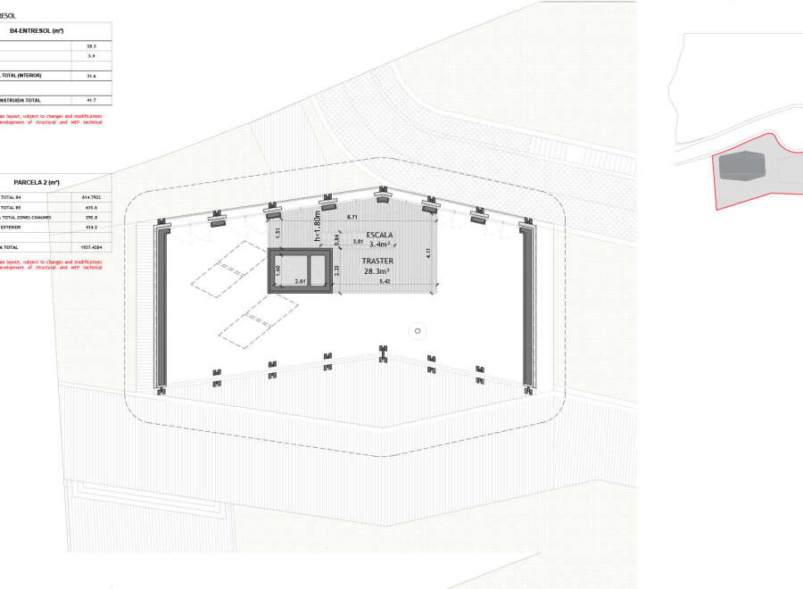 Discover the B4-ENTRESOL floor plan, featuring a spacious 31.