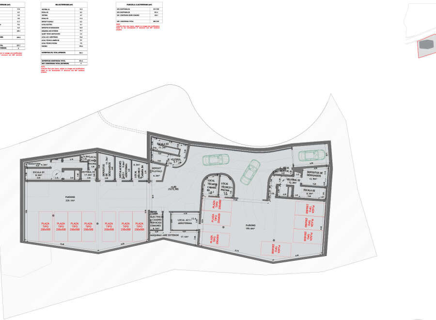 Discover this multi-level property featuring ample parking space, including a 225.