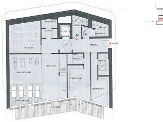 This luxurious property boasts a spacious spa and gym (70.
