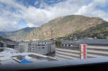Stunning mountain views from this modern apartment.