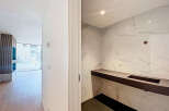 This stunning property boasts a modern, open-plan design with sleek, contemporary finishes.