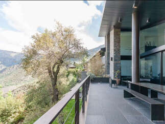 Luxury mountain home with stunning views.
