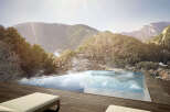 Luxury mountaintop infinity pool with breathtaking views.