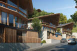 Luxury hillside homes with stunning architectural design.