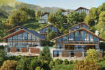 Luxury mountain homes with stunning views and modern designs.