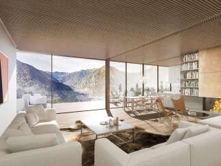 Luxury mountain home with breathtaking views.