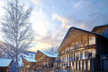 Luxury ski resort residences with stunning mountain views.