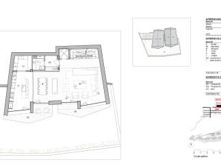 This floor plan showcases a luxurious property with detailed interior and exterior spaces.
