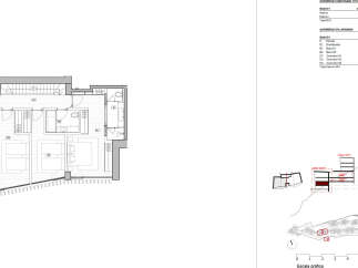 This floor plan showcases a meticulously designed layout, featuring multiple bedrooms and bathrooms, perfect for families or those seeking ample living space.