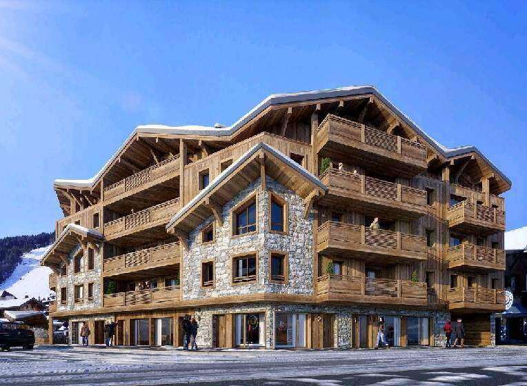 Luxury ski-in/ski-out apartments in the French Alps.