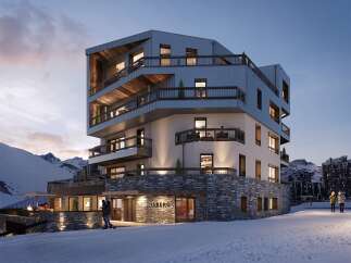 Luxury apartments in Isberg, offering breathtaking mountain views and ski-in/ski-out access.