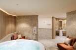 Relax and rejuvenate in our luxurious spa, featuring a soothing hot tub perfect for unwinding.