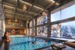 Luxury chalet with indoor pool and stunning mountain views.