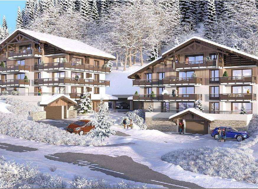 Luxury ski-in/ski-out chalets in a stunning alpine setting.