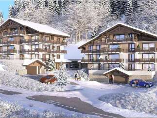 Luxury ski-in/ski-out chalets in a stunning alpine setting.