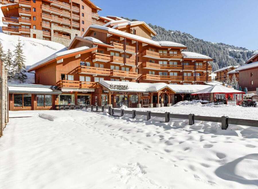 This stunning ski-in/ski-out chalet offers breathtaking mountain views and luxurious amenities.