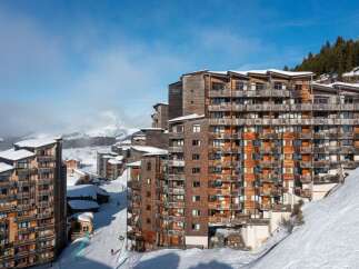 Luxury ski-in/ski-out apartments in the French Alps.