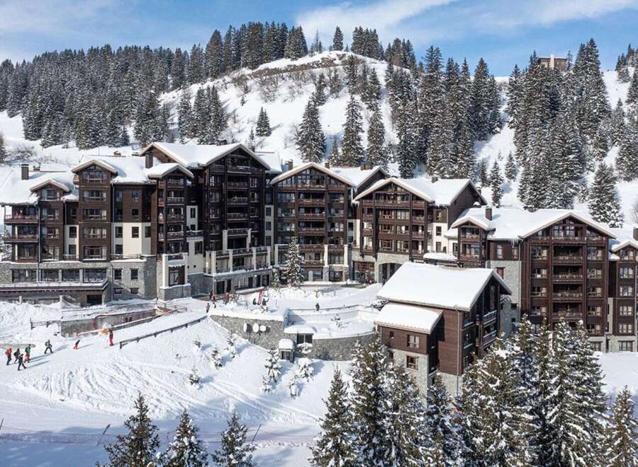 Nestled in a snow-covered mountainside, this luxurious resort offers breathtaking views and ski-in/ski-out access.