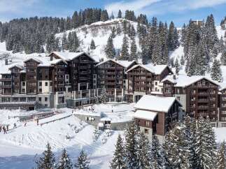 Nestled in a snow-covered mountainside, this luxurious resort offers breathtaking views and ski-in/ski-out access.
