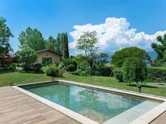 Luxury villa with private pool and stunning lake views.