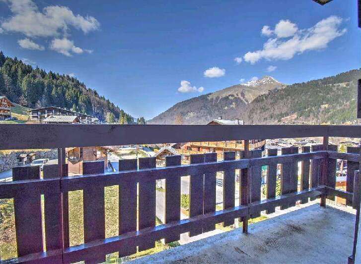 This stunning property boasts breathtaking mountain views from its private balcony.