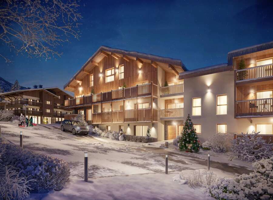 Luxury apartments in a stunning alpine setting.