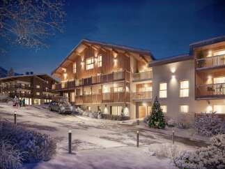 Luxury apartments in a stunning alpine setting.