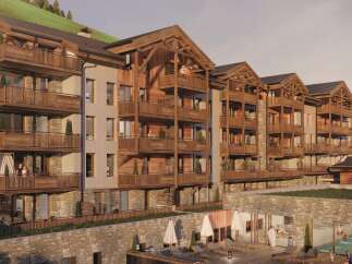 Luxury apartments in the mountains with stunning views.