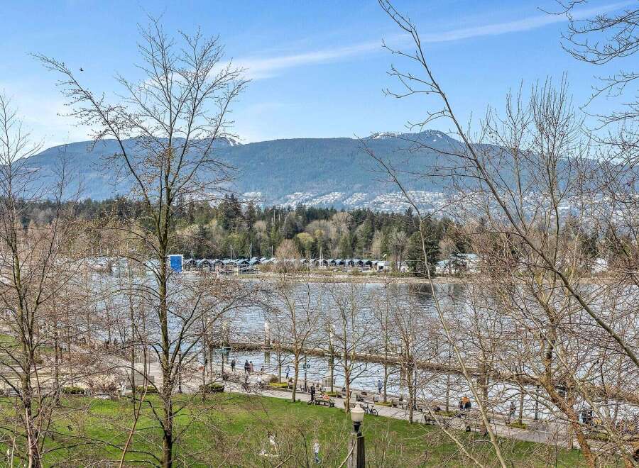 This stunning property boasts breathtaking views of the mountains and ocean.