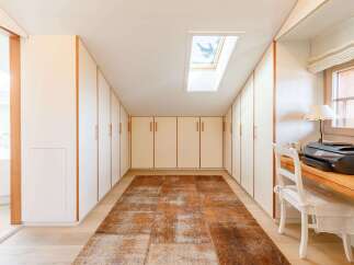 Discover a stylish and functional space with ample storage.