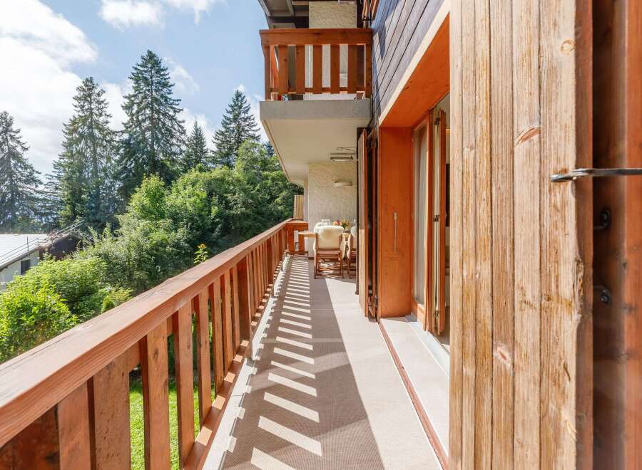 Enjoy the tranquility of this charming balcony, perfect for relaxing and soaking in the natural beauty.