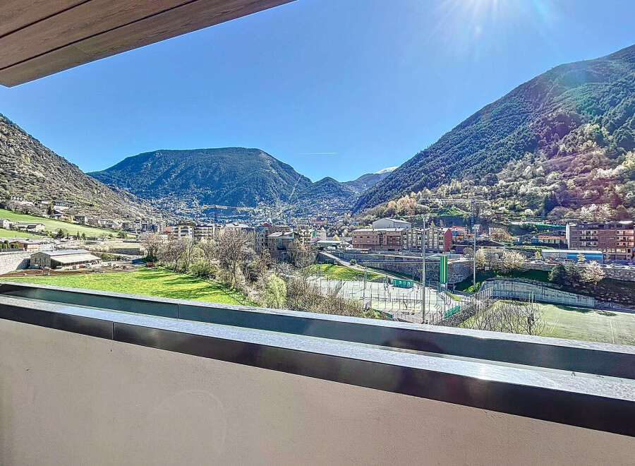 Breathtaking mountain views from your private balcony.