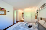 Bright and airy bedroom with built-in wardrobes and ensuite bathroom.