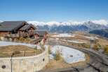 Luxury chalet in the French Alps with breathtaking mountain views.