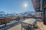 Luxury chalet with breathtaking mountain views.