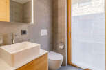 Discover a modern bathroom with sleek design.