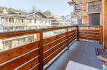 Enjoy stunning views from this charming balcony.