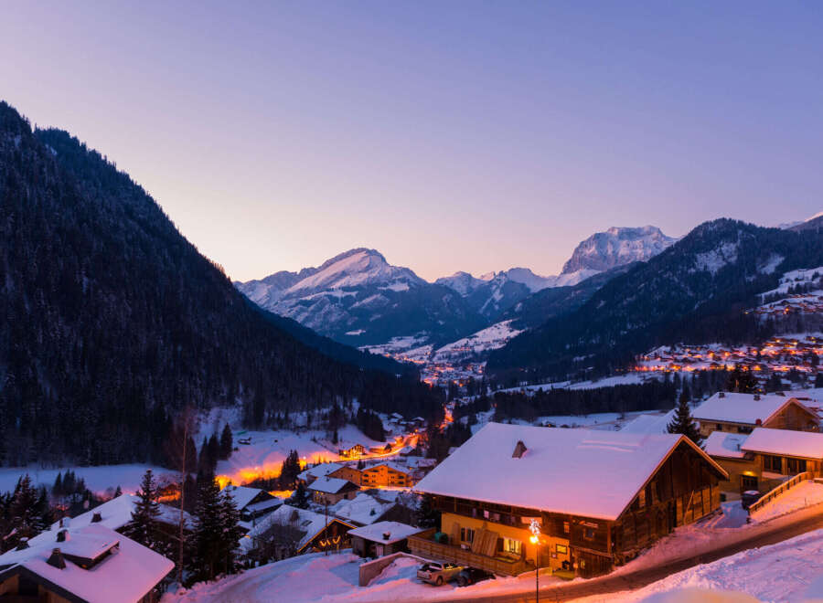 Nestled in a picturesque alpine village, this charming chalet offers breathtaking mountain views and cozy interiors.