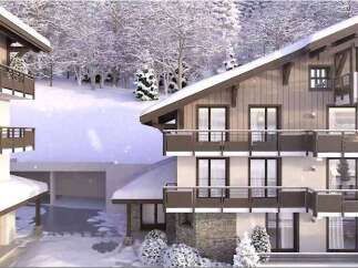 Luxury ski-in/ski-out chalets with stunning mountain views.