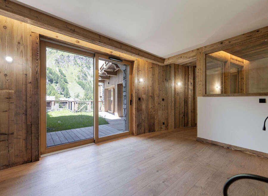 Experience rustic charm and modern comfort in this beautifully appointed wooden interior.