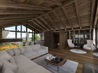 Experience luxury living in this stunning chalet-style home.