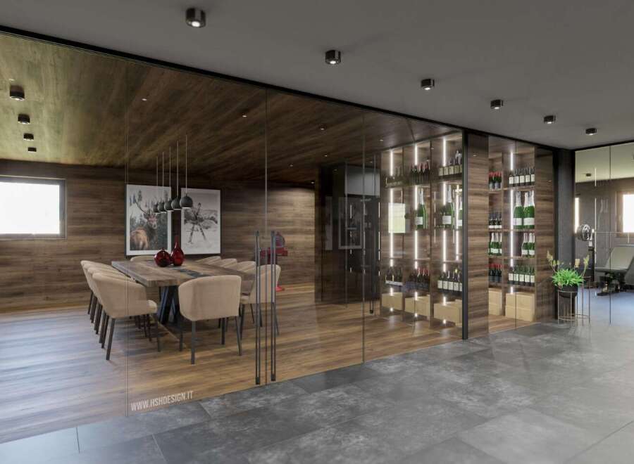 Step into luxury with this stunning property featuring a dedicated wine cellar and a state-of-the-art home gym.