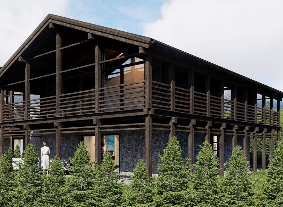 Experience the epitome of rustic elegance in this stunning mountain home.