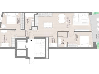 This stunning property boasts a spacious open-plan kitchen and dining area, perfect for entertaining.