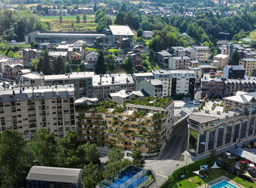 Introducing a stunning new residential building nestled in the heart of Andorra's picturesque landscape.